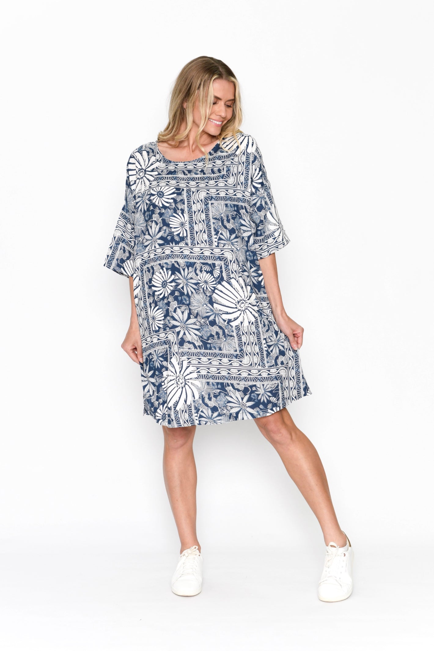 Charlotte Shift Dress - Floralscf 1
