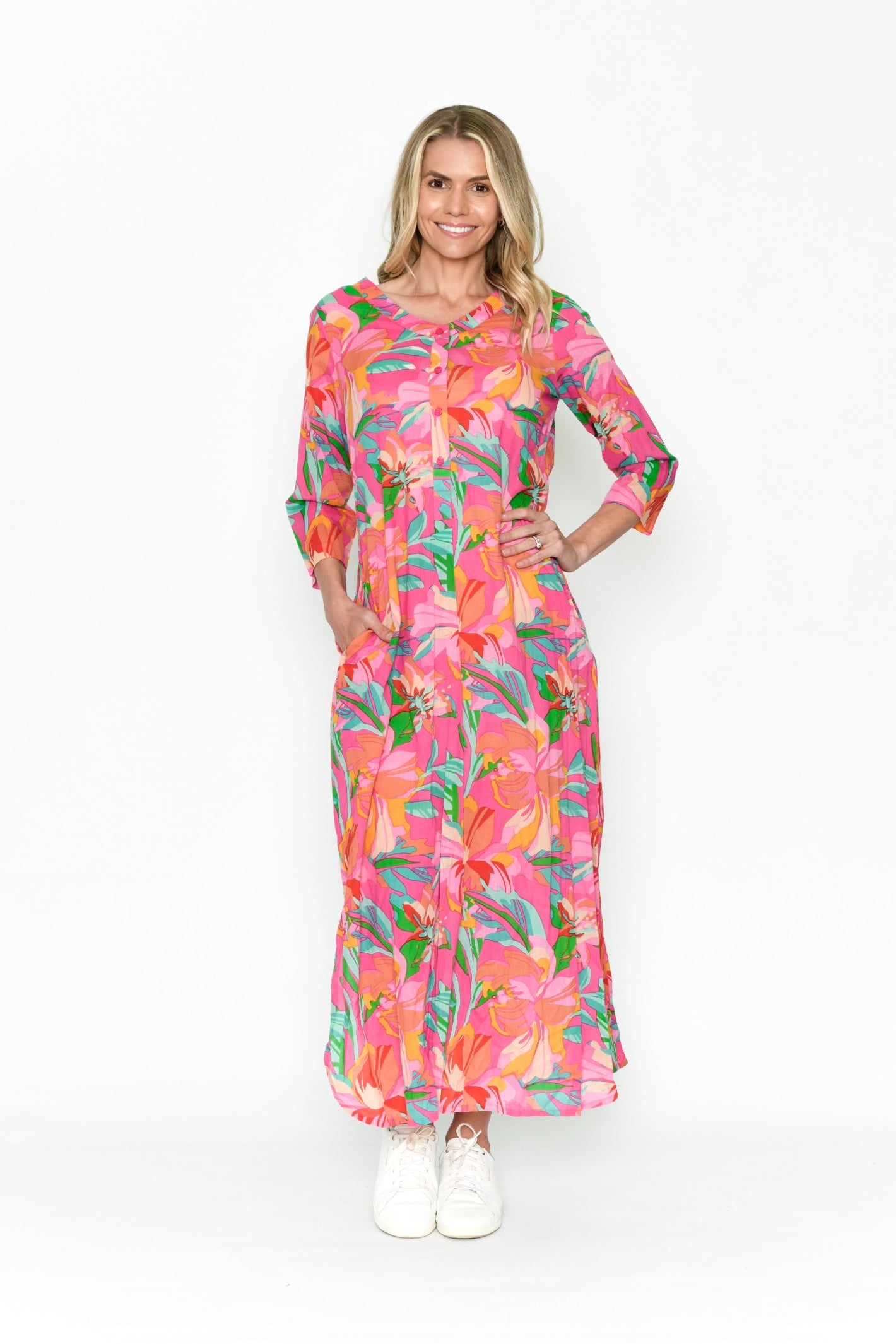 Melina Maxi Dress - Print 4