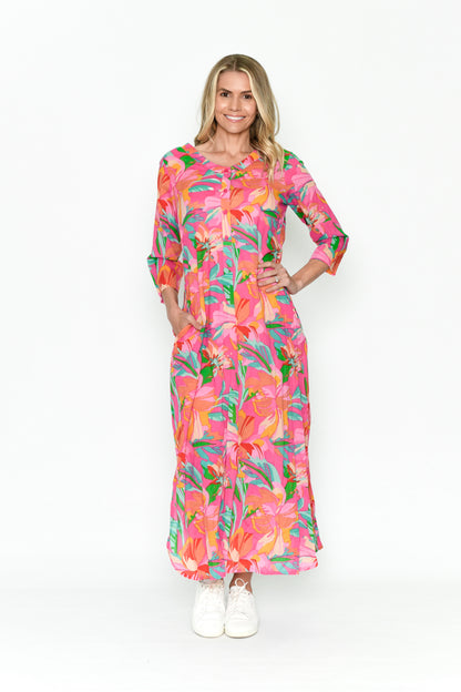 Melina Maxi Dress - Print 4