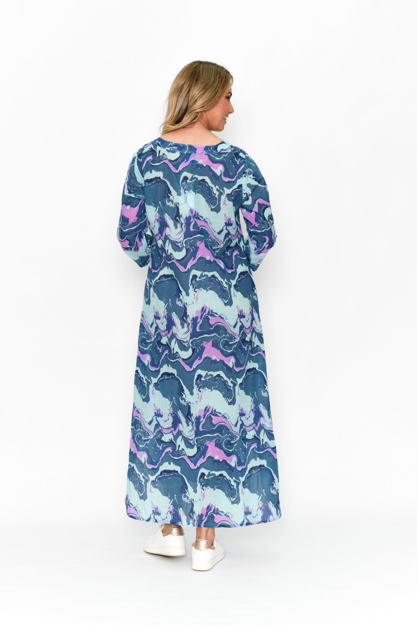 Melina Maxi Dress - Print 3