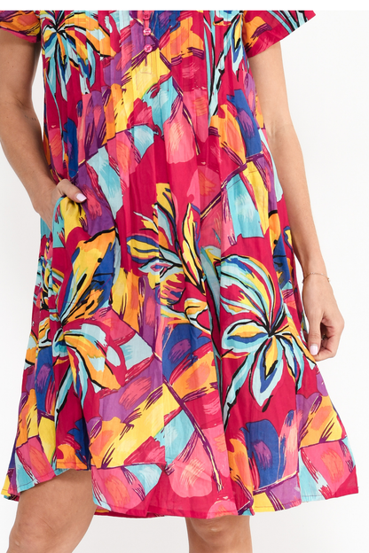 Dress Style 3 Dress - Painted Tropical 1