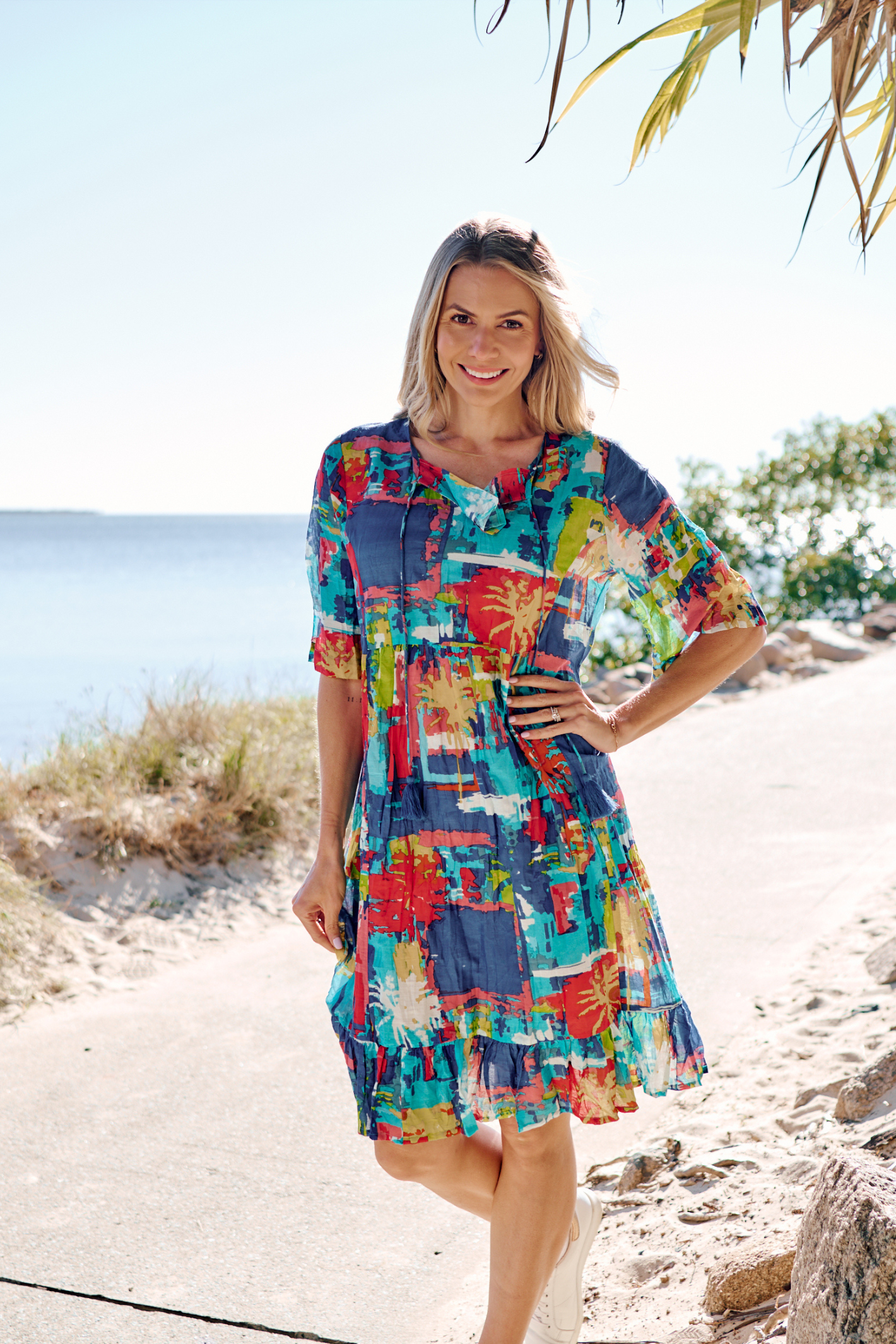 Dress Style 5 Dress - Watercolour Sea